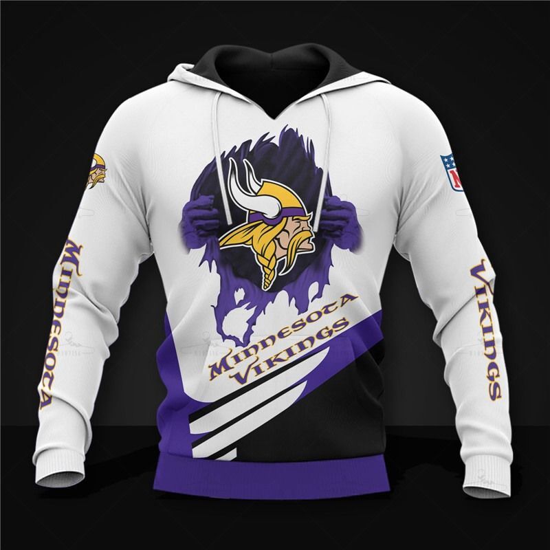 Minnesota Vikings Hoodie Cool Graphic Gift For Men