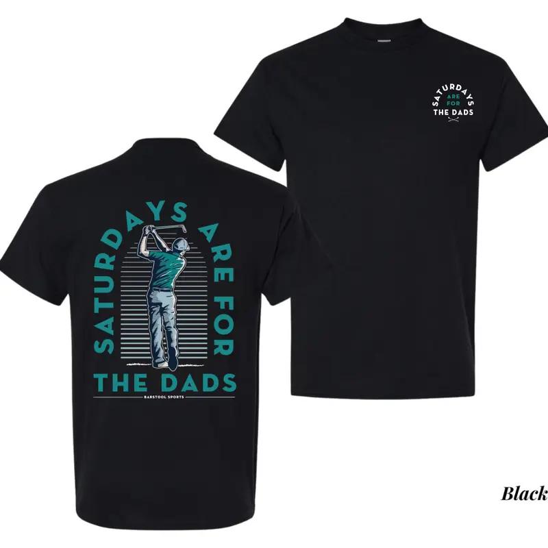 Saturdays Are For The Dads Golfer Pocket T-Shirt, Gift For Father’s Day Shirt, Golf Dad Tee, Graphic Tee, Streetwear, Menswear, Casual, Trendy Shirt
