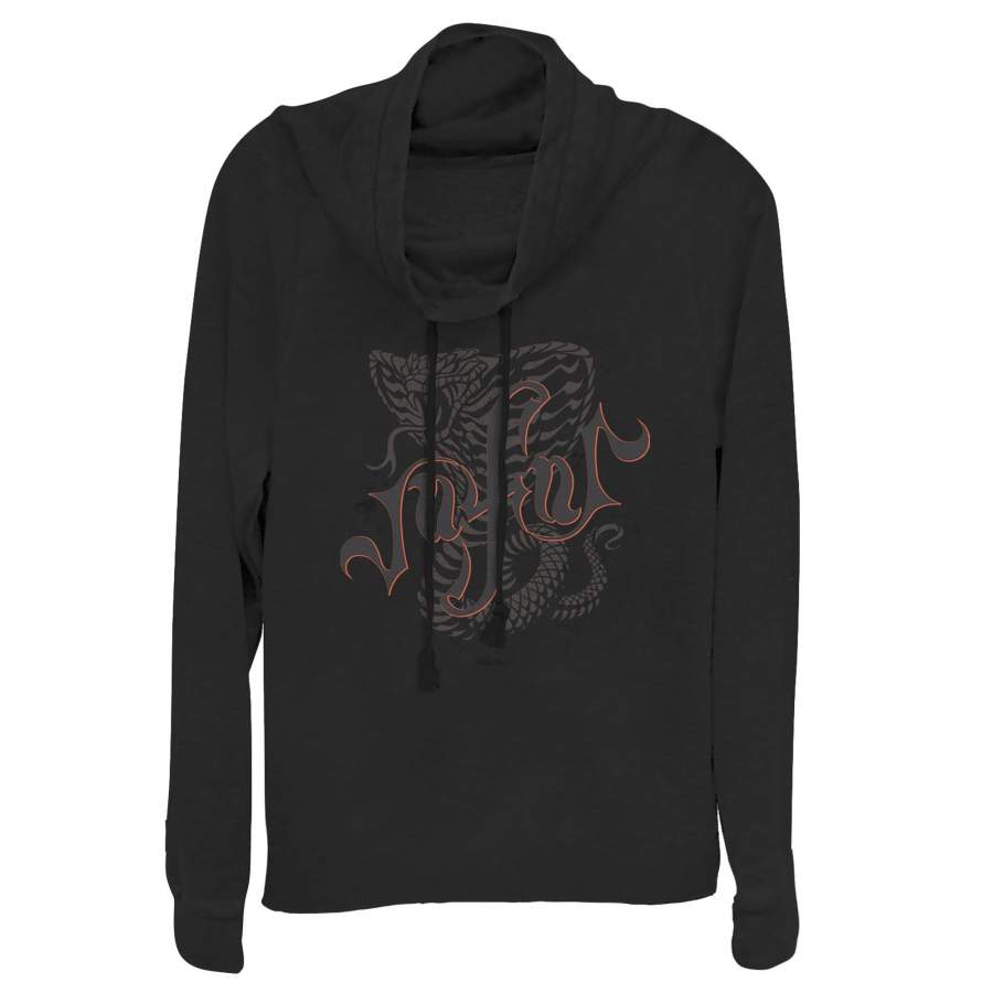 Aladdin Junior’s Jafar Cobra Scrawl Cowl Neck Sweatshirt