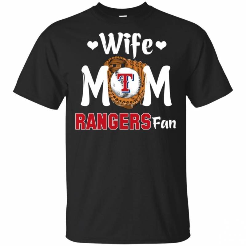 Wife Mom Texas Rangers Fan T-Shirt