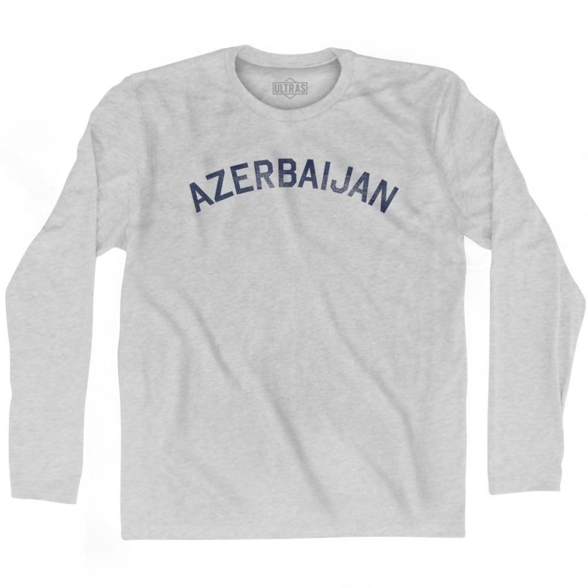 Azerbaijan Vintage City Adult Cotton Long Sleeve T-shirt