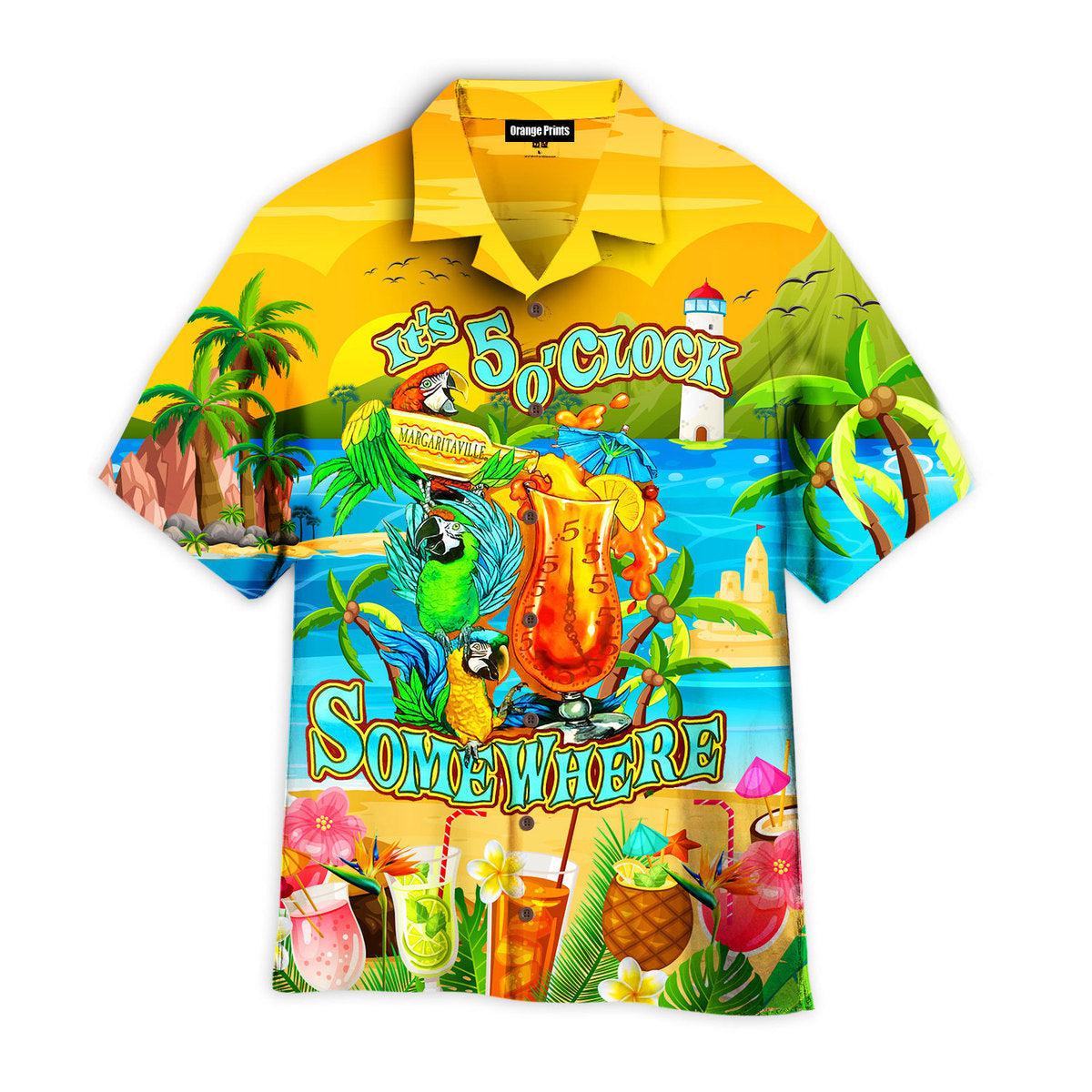 5 Oclock Somewhere Aloha Hawaii Shirts For Men Women Ha54751