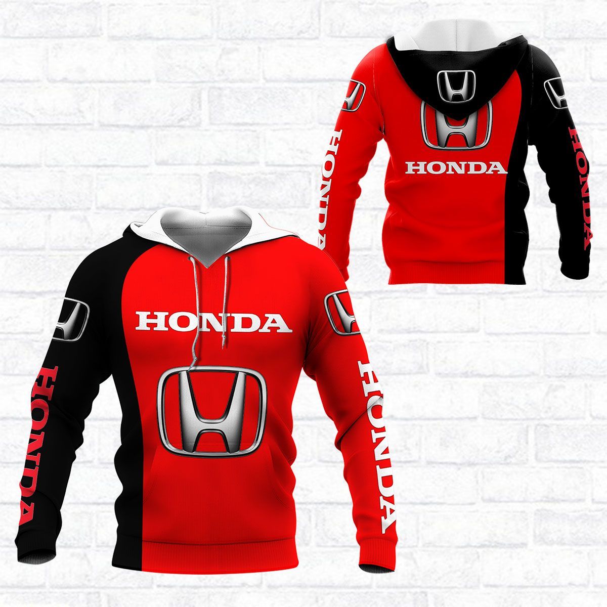 3D All Over Printed Honda AN-NH Shirts Ver 1 (Red)