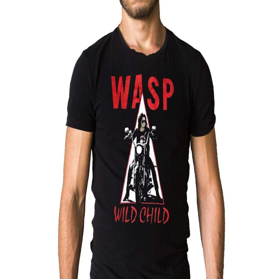 Wasp Wild Child 1985 Song Inspired Male T Shirt