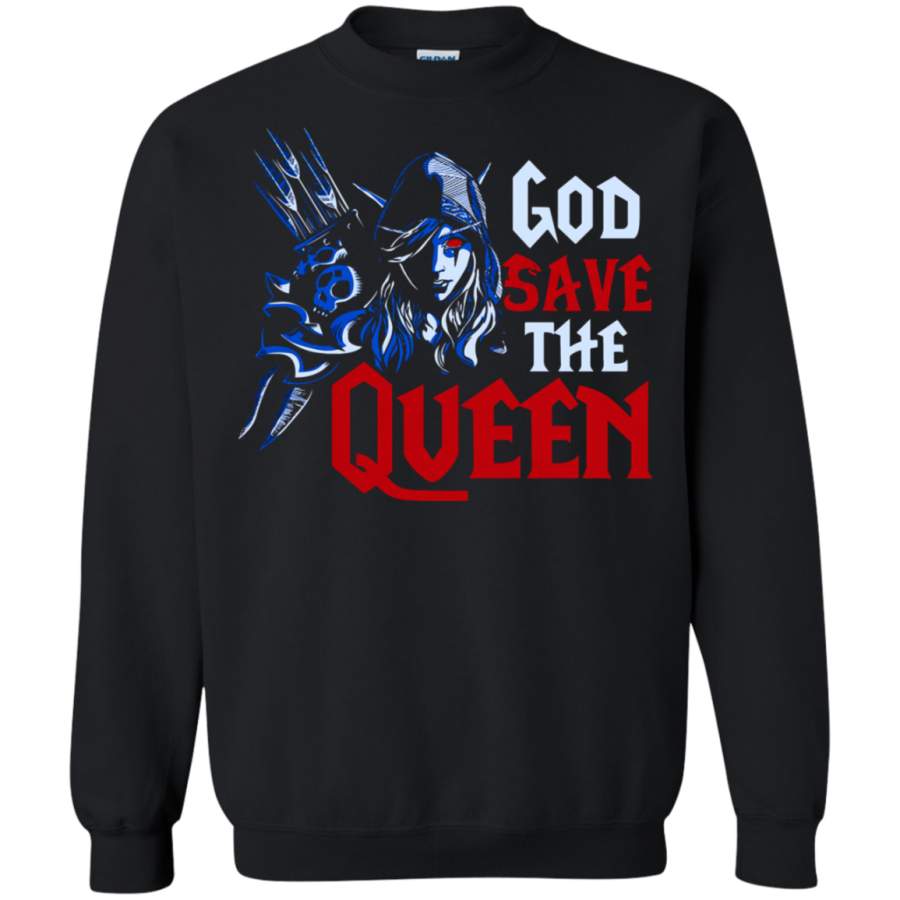 AGR World Of Warcraft Sylvanas Windrunner God Save The Queen Sweatshirt