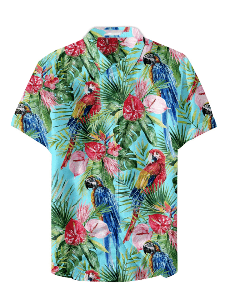 Beach Parrot Hawaiian Shirt | Unisex | Adult | HW5032