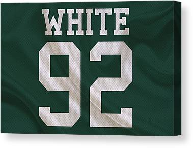 Green Bay Packers Reggie White Joe Hamilton Canvas Print