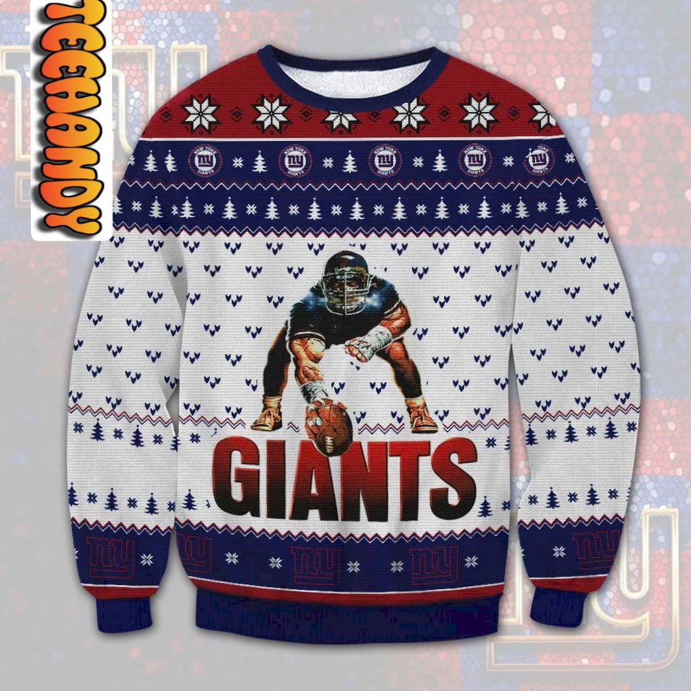 New York Giants Gift For Fan Ugly Wool Sweater Christmas