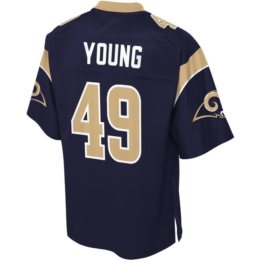 Trevon Young Los Angeles Rams NFL Pro Line Player Jersey – Navy