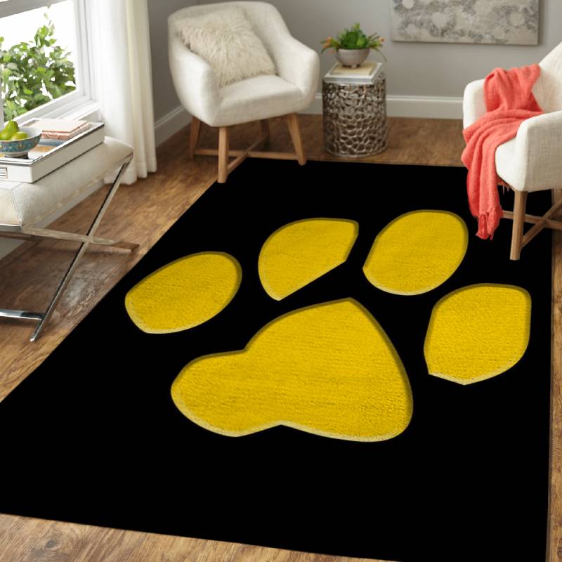 A Pet Footstep Sign – Animals Area Rug Carpet