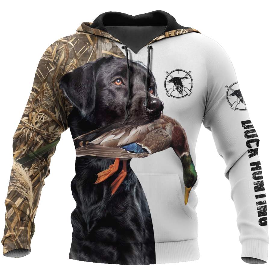 Mallard Duck Hunting Labrador Retriever 3D All Over Printed Shirts for Men and Women HAC190802