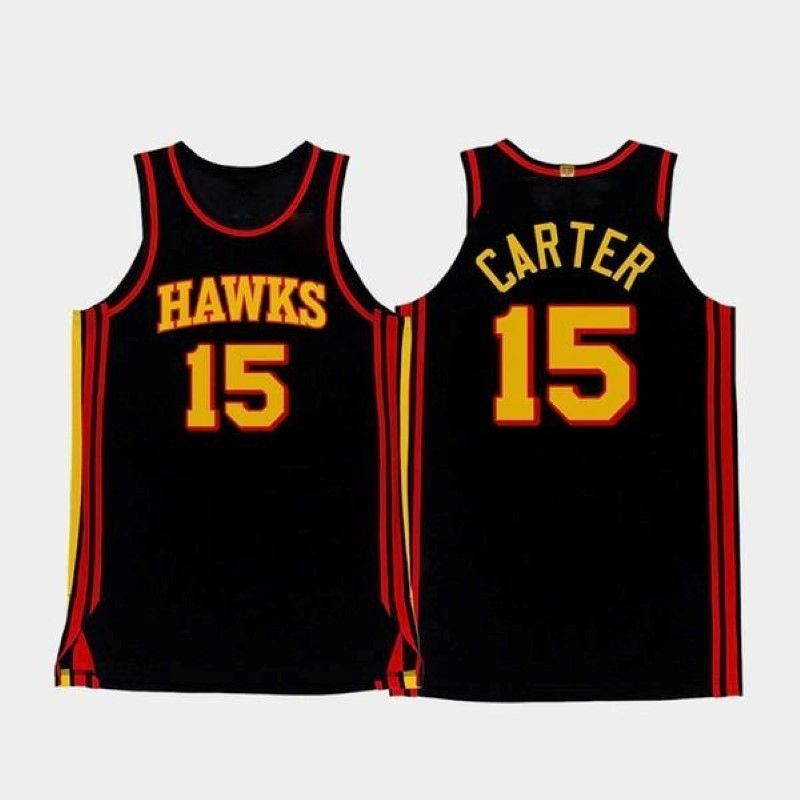 Atlanta Hawks Vincent Carter #15 NBA 2020 New Arrival Black Jersey