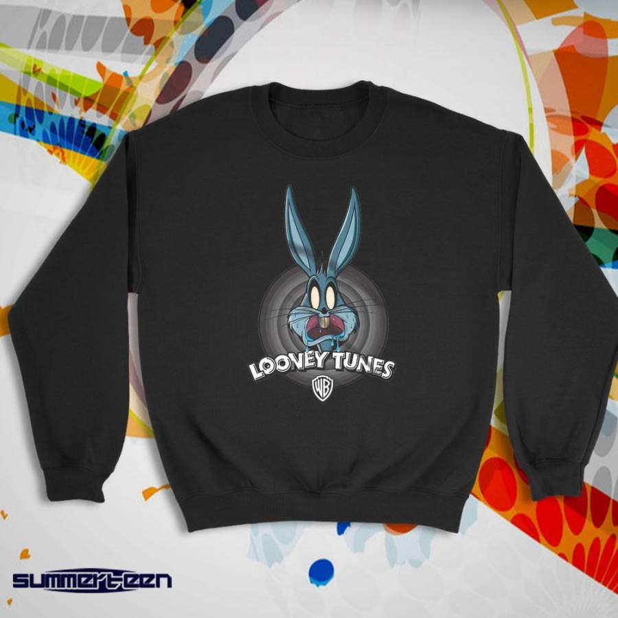 bugs bunny crazy zombie looney tunes Women’s Sweatshirt