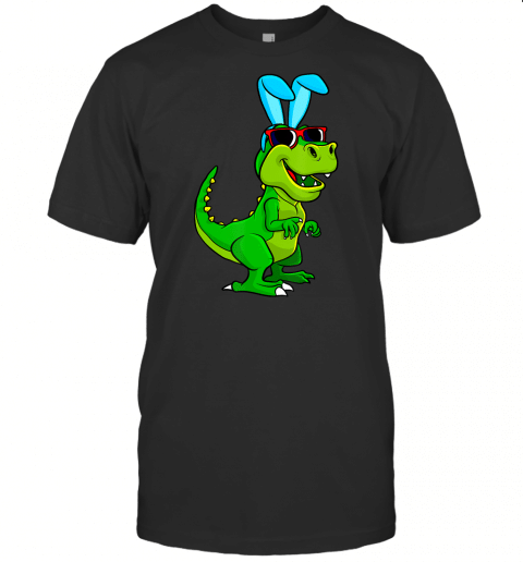 T Rex Easter Bunny Dinosaur Lover Boys Girls Kids T Shirt