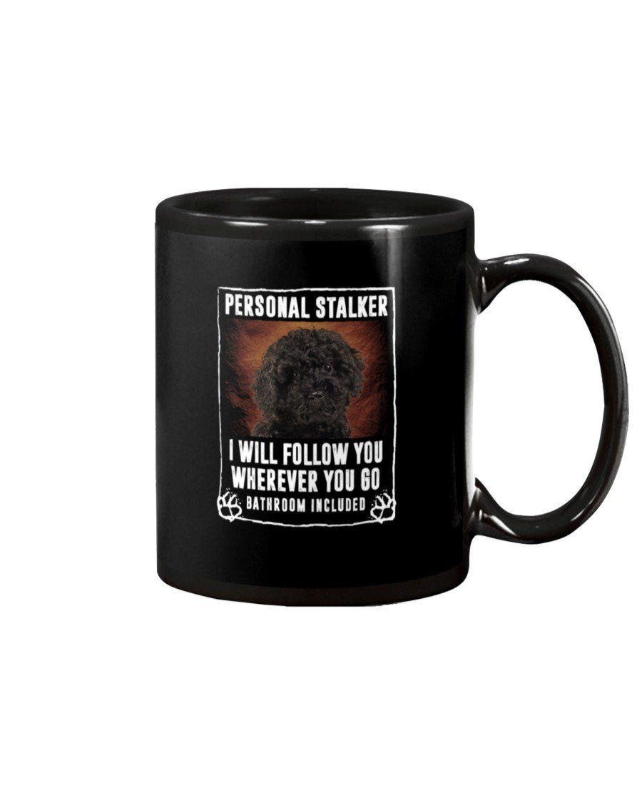 Labradoodle Puppy Personal Stalker St. Patrick’s Day Printed Mug