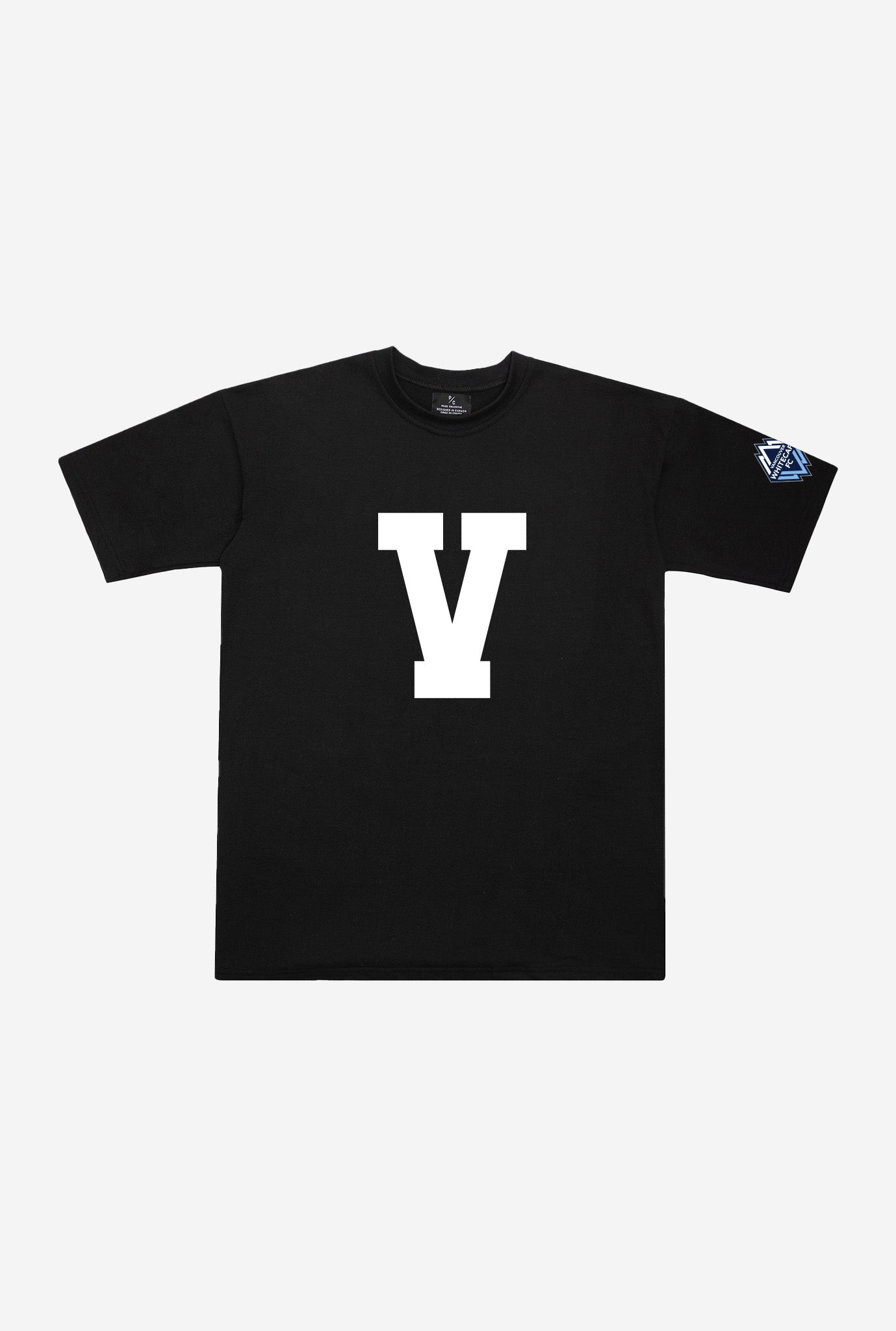 Vancouver Fc “V” Heavyweight T-Shirt – Black