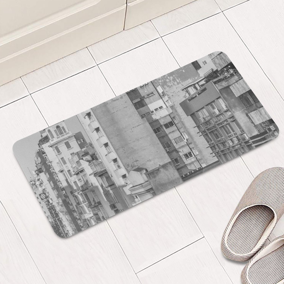 18 De Julio Avenue Montevideo Uruguay Rectangular Doormat