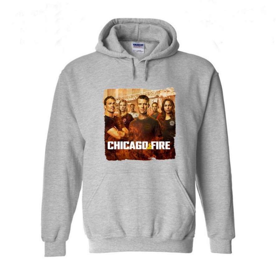 Sweat Shirt Dos Homens 3d Impresso Camisolas E Sweat Shirt Chicago Fire