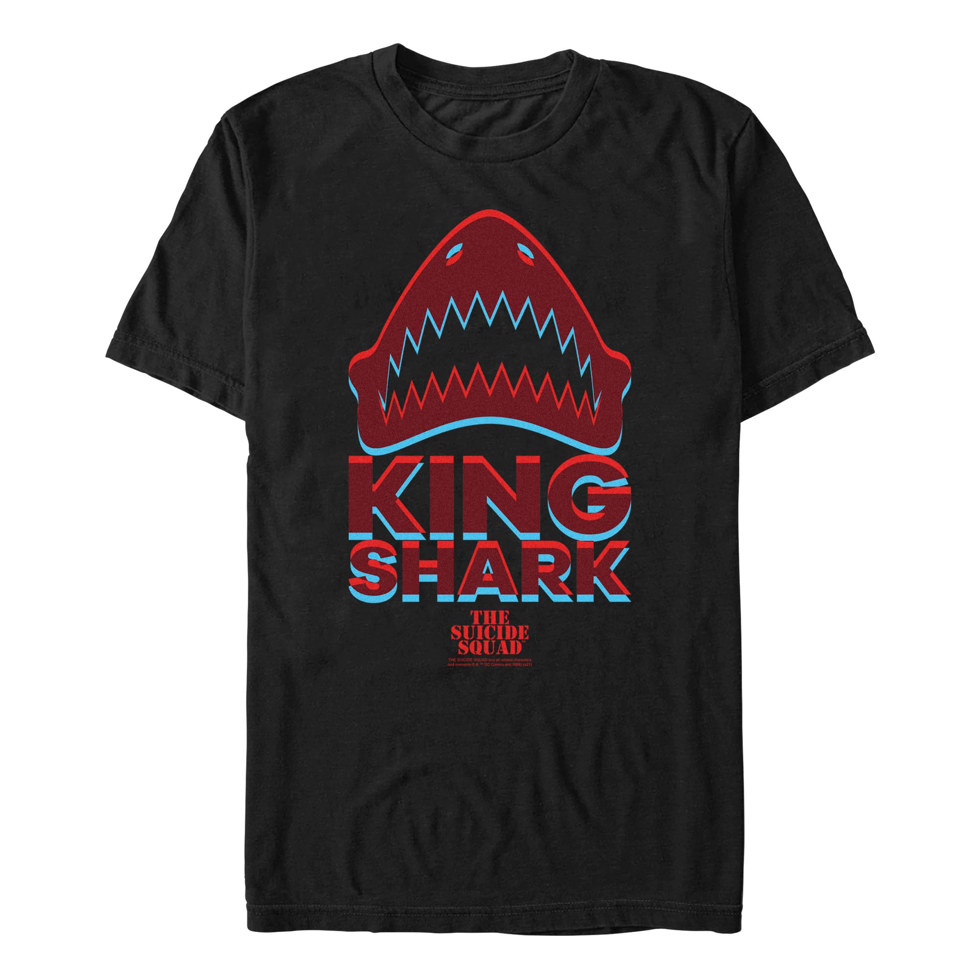 The Suicide Squad Men’S King Shark Logo  T-Shirt