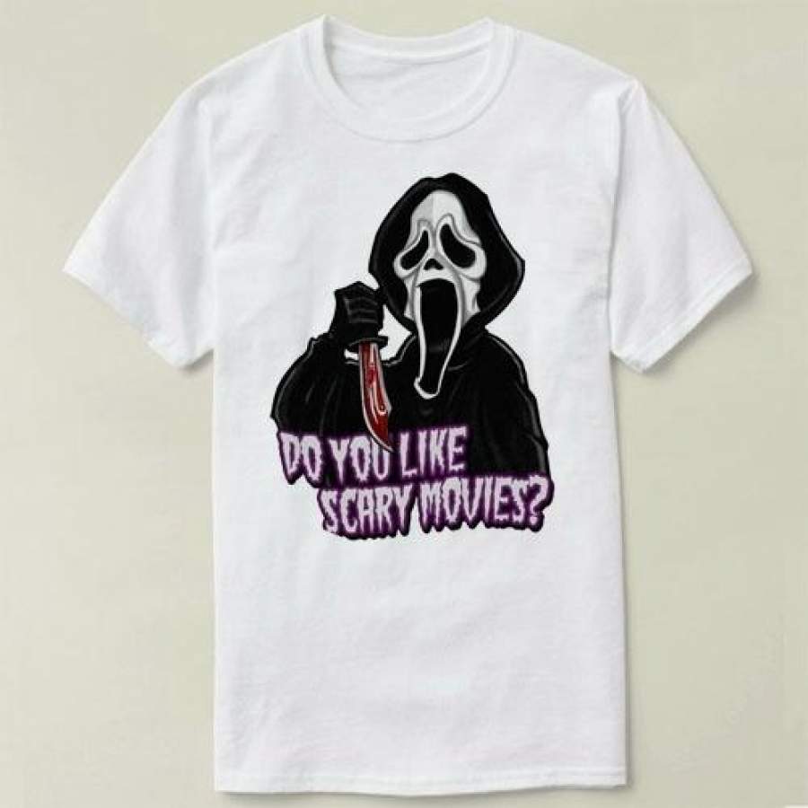 Ghostface Scream Short Sleeve Cotton Unisex T-Shirt