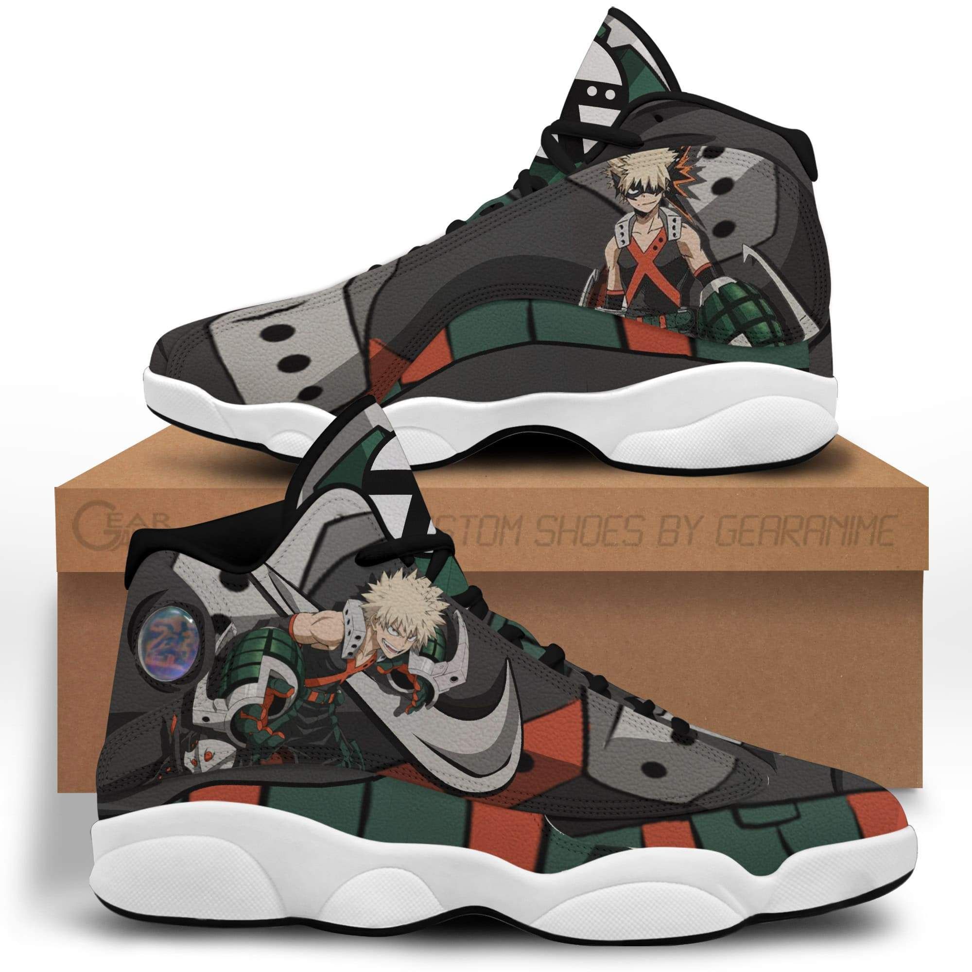 Katsuki Bakugou Shoes My Hero Academia Anime Sneakers JD13