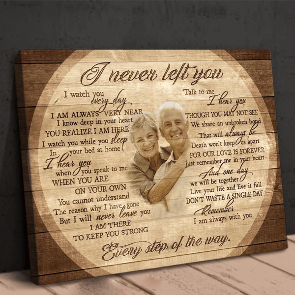 Personalized Sympathy Gift In Loving Memory Of Husband Wife Canvas ...