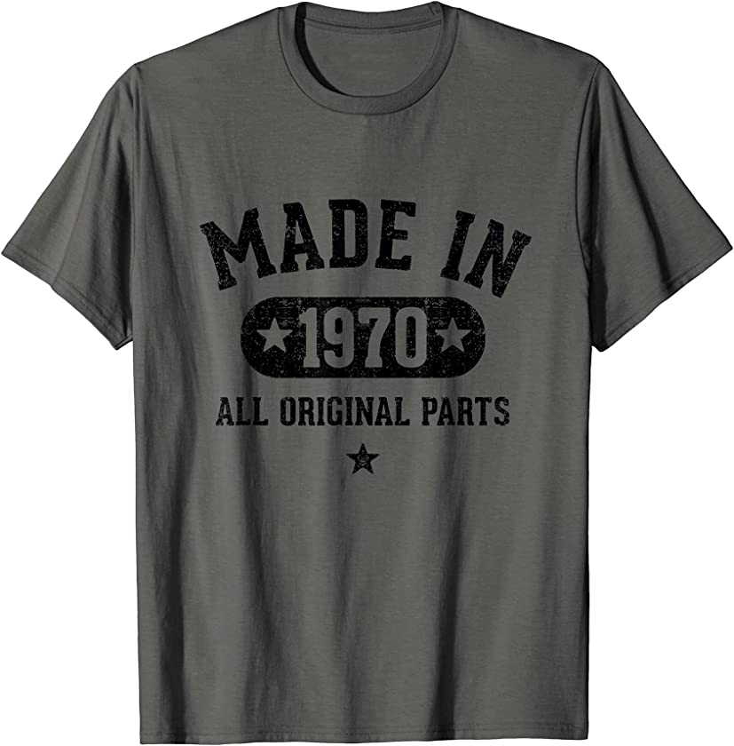 51st Birthday Shirt 51 Years Men Women Retro Vintage 1970 T-Shirt