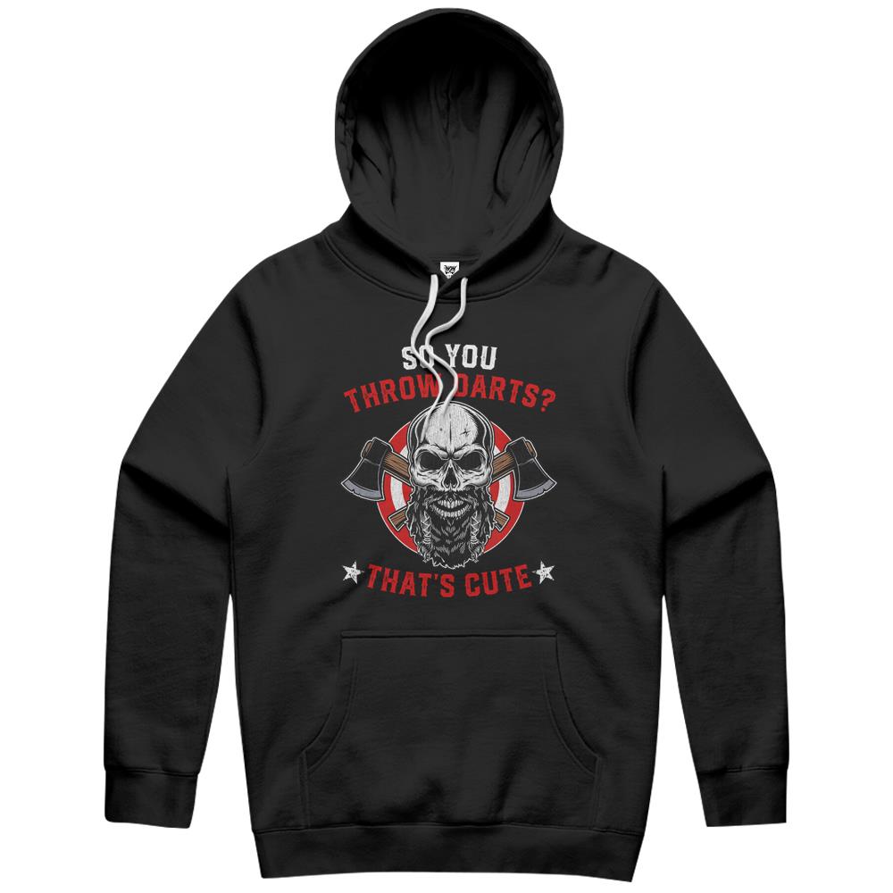 Axe Throwing Skull Axes Hatchet Throwing Hoodie