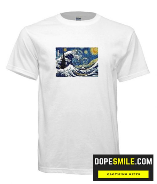 The Great Wave off Kanagawa cool T Shirt