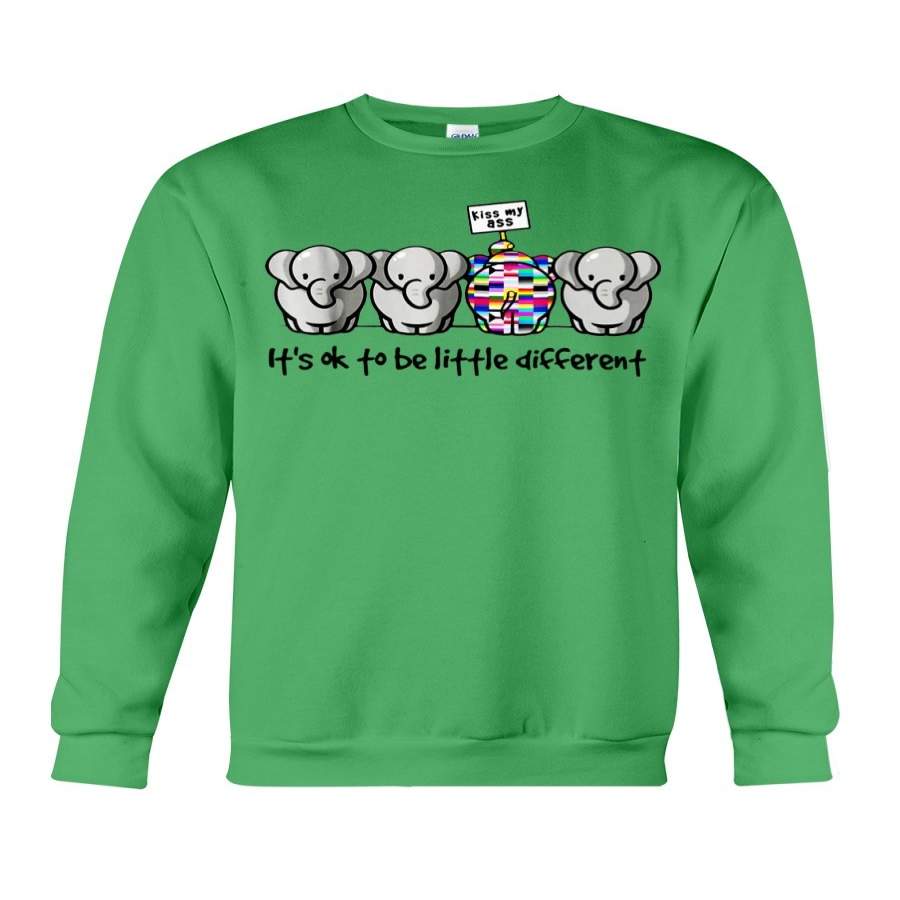 It’s Ok To Be Little Different For Elephant Lovers Sweatshirt