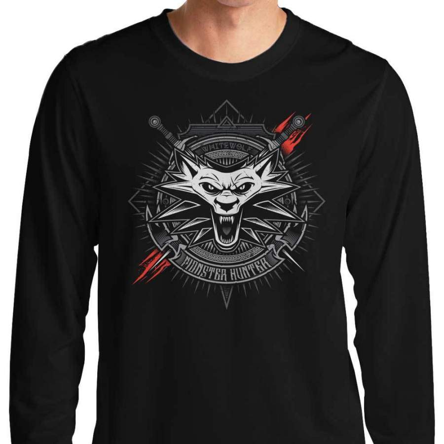 White Wolf Monster Hunter – Long Sleeve T-Shirt