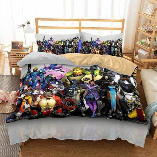 3D Game Overwatch 1 Duvet Cover Pillowcase Home Decor 3D Bedding Set Decor 7858