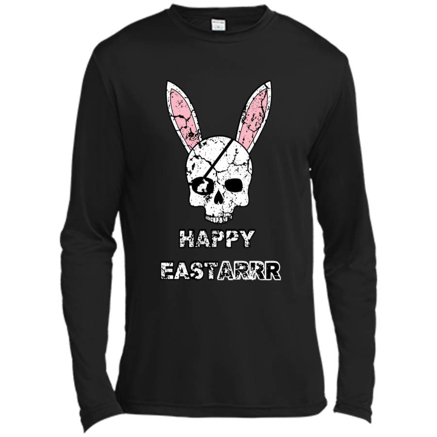 Cool Kids Easter Shirt Rabbit Pirate Skull Tee Boys & Girls Long Sleeve Moisture Absorbing Shirt