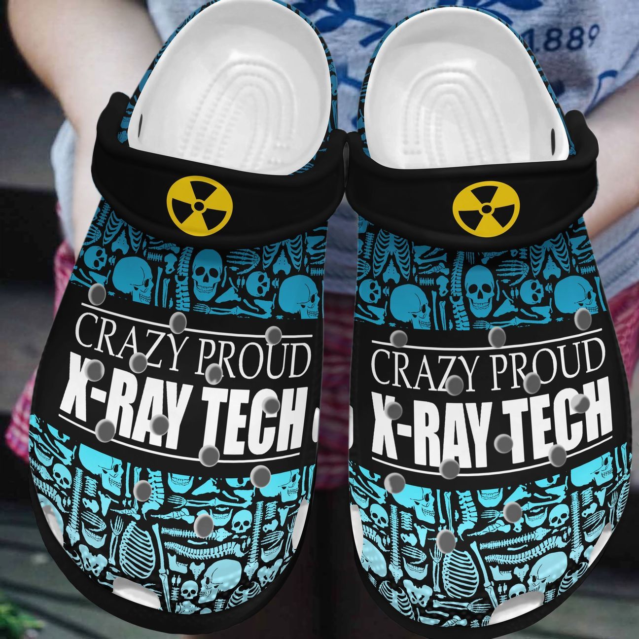 Radiology Personalize Clog, Custom Name, Text, Fashion Style For Women, Men, Kid, Print 3D Proud X-Ray Tech