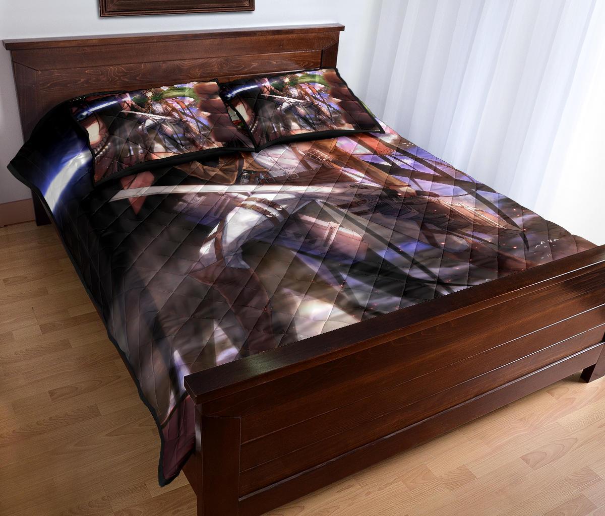 Attack on Titan 7 Anime Quilt Bed Set – Pillow Case – amazing decor ...
