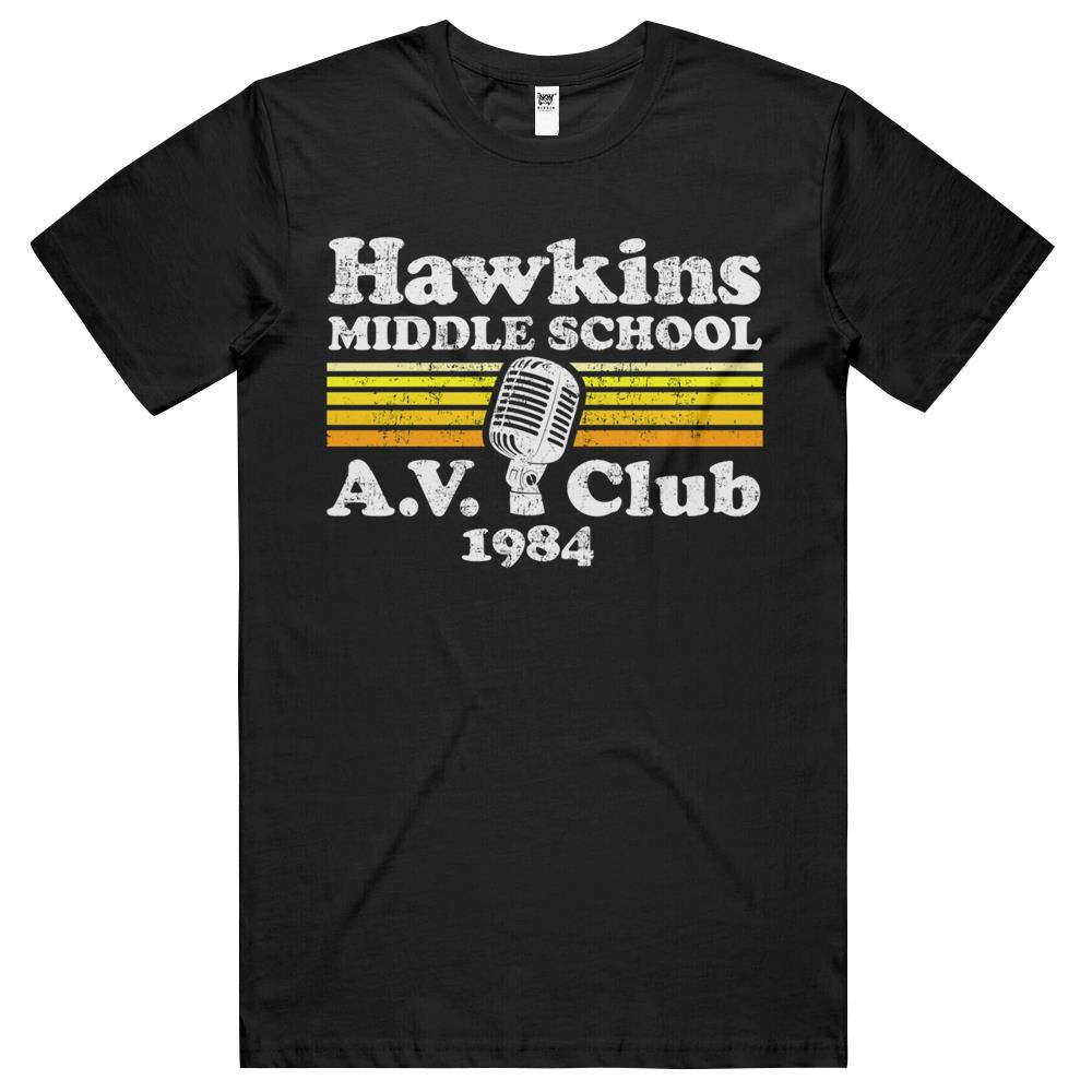 Hawkins Middle School A.V. Club T Shirts