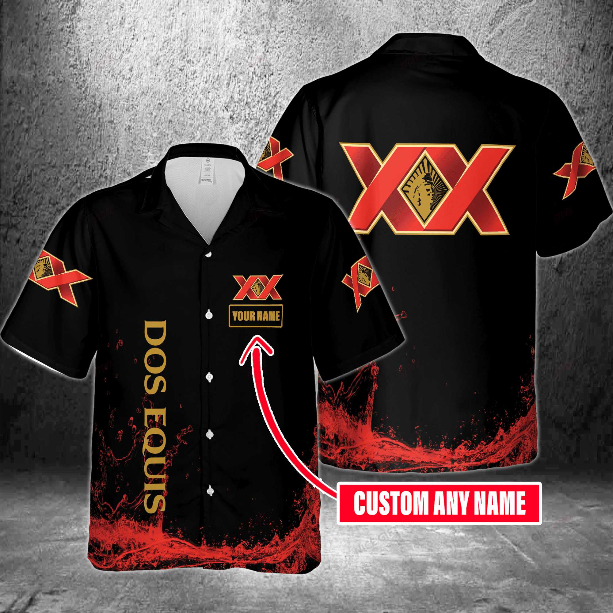 Dos Equis Xx Custom Name Hawaiian Shirt 3Hs-I6H1