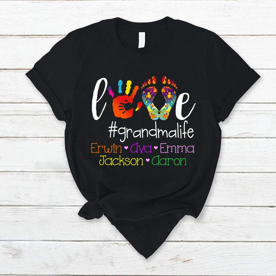 Personalized Love Grandma Life TShirt