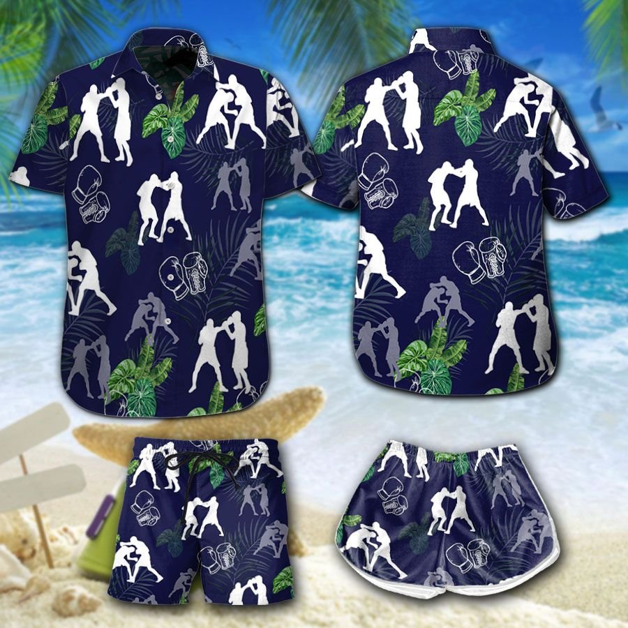 Tropical Leaves Boxing Hawaii Shirt Summer Holiday Ha37933