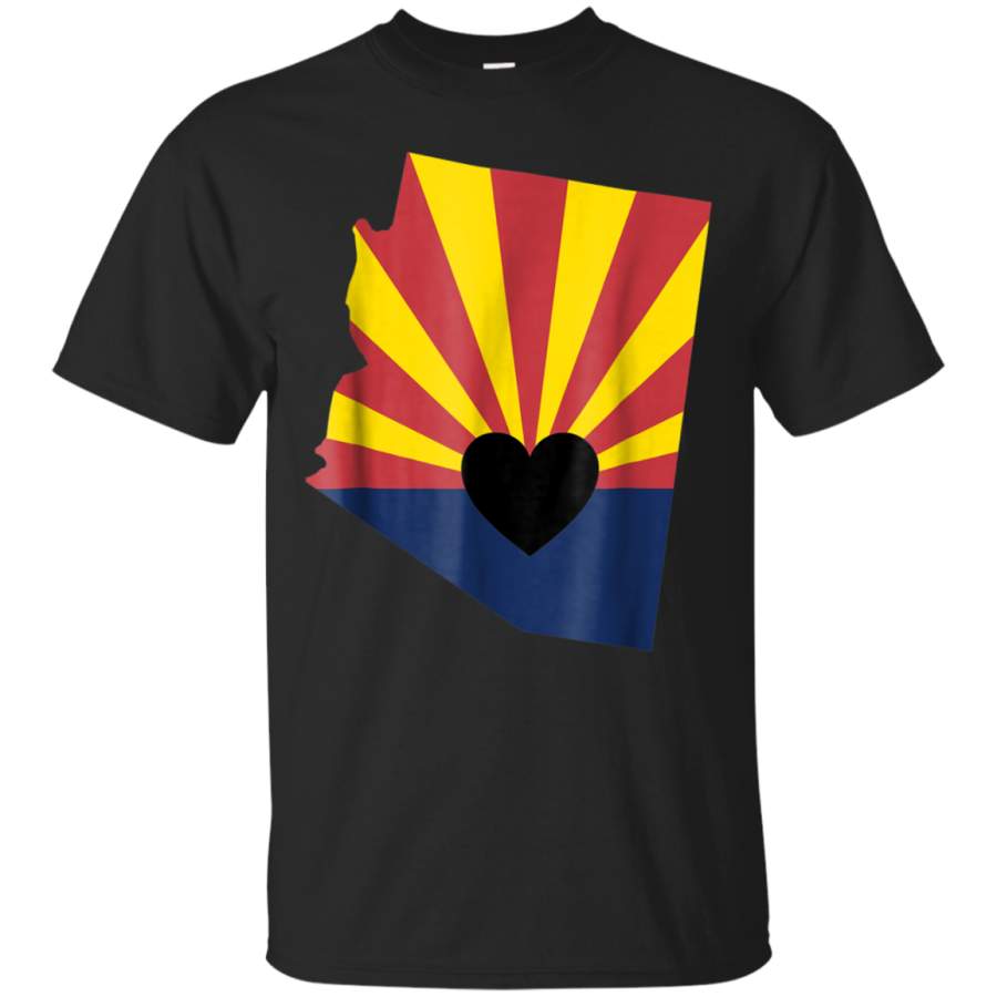 AGR Arizona Love T Shirt Vintage State Map Home State T-Shirt