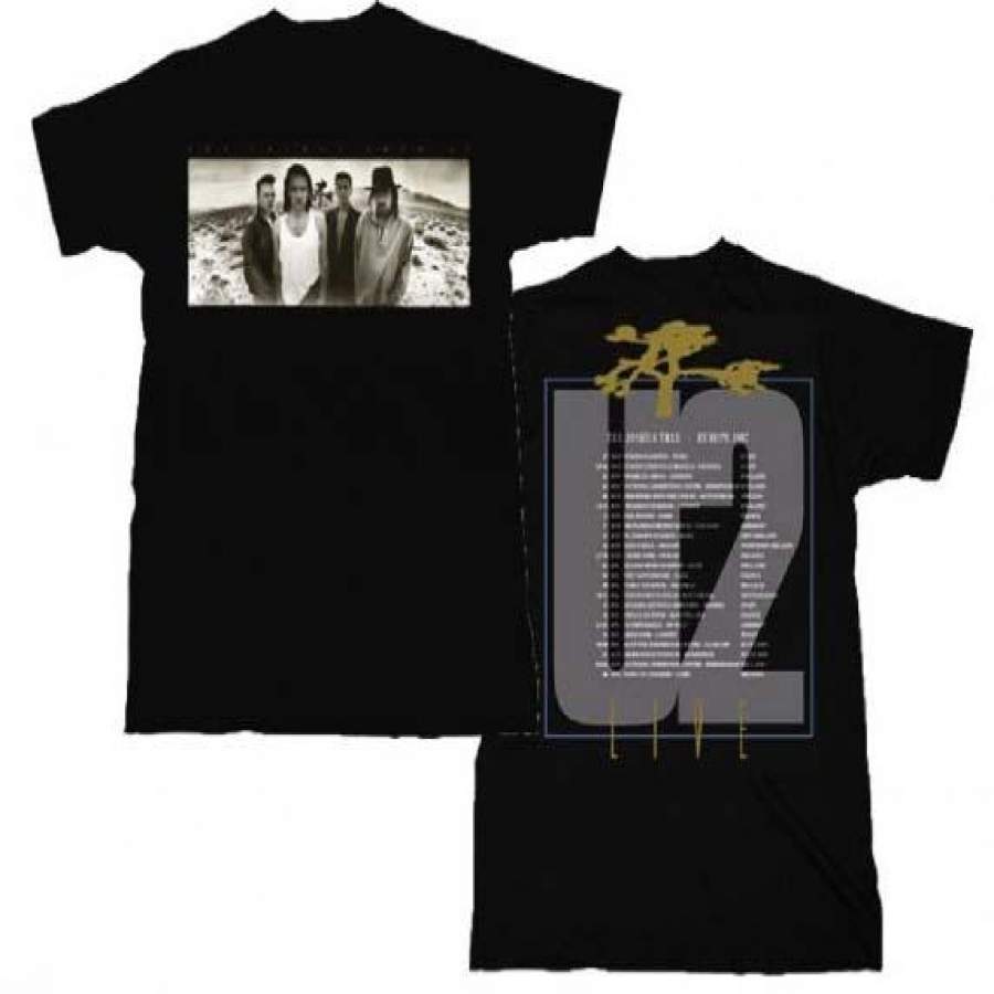 U2 Joshua Tree European Tour Mens T Shirt