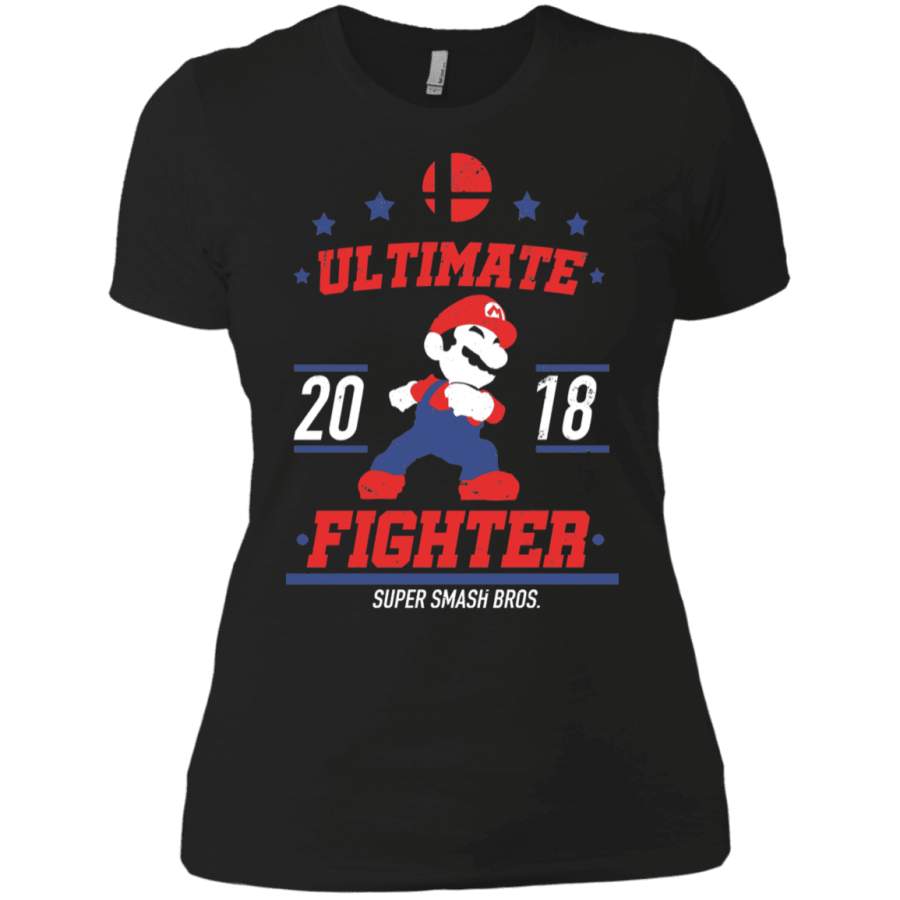 Ultimate Fighter Mario Women’s Premium T-Shirt