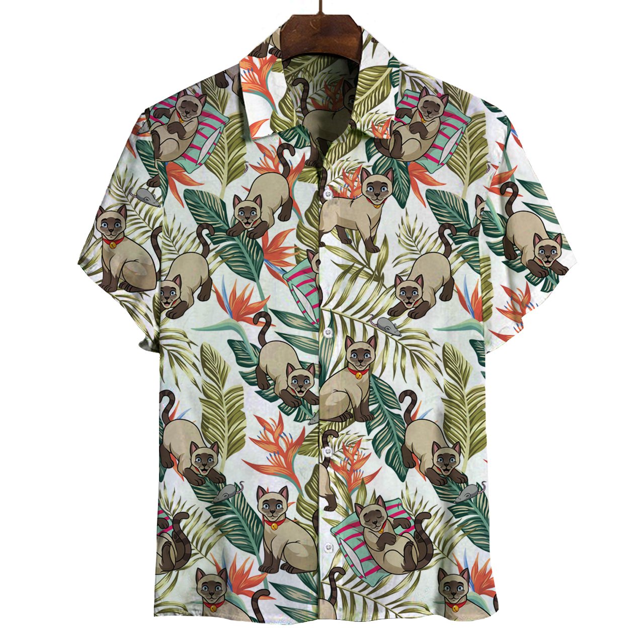 Siamese Cat Hawaii Shirt Ha107492