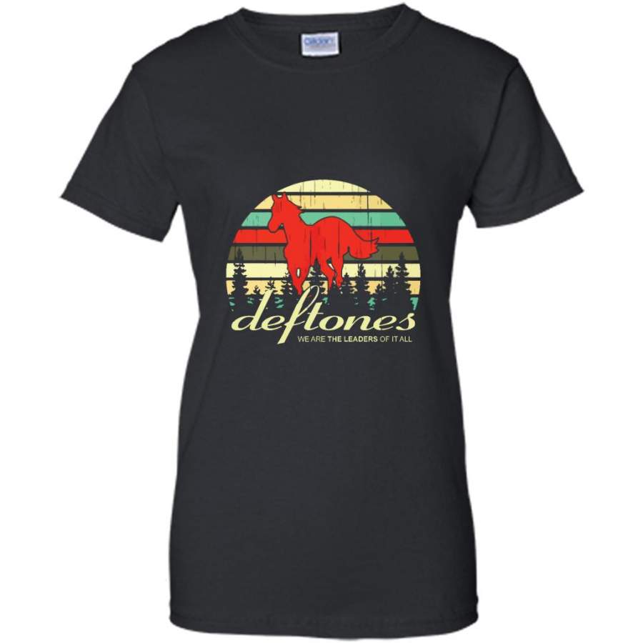 Deftones We Are The Leaders Of It All Horce Classic Vintage Retro Design – Gildan Women Shirt