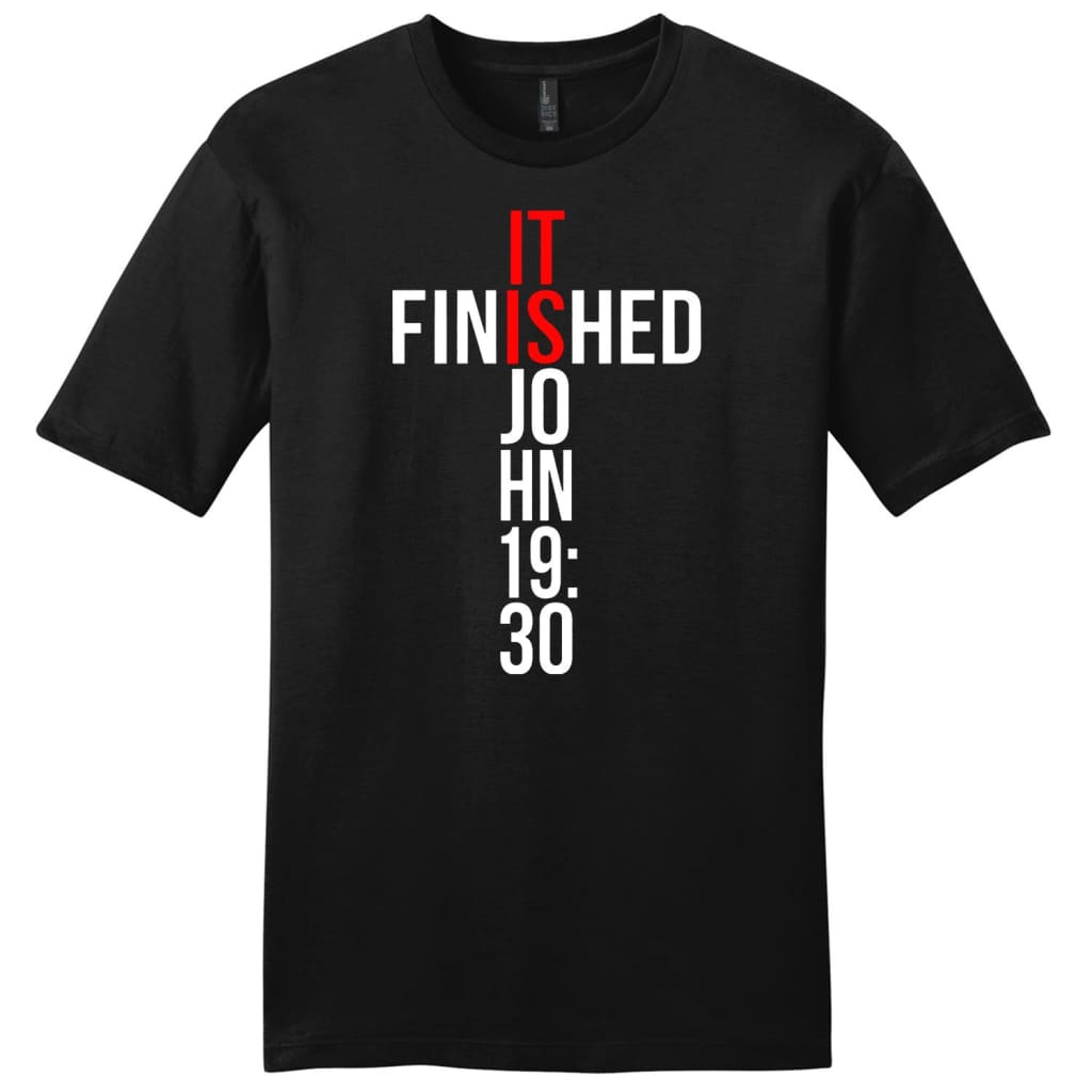 John 19:30 It Finished Mens Christian T-Shirt