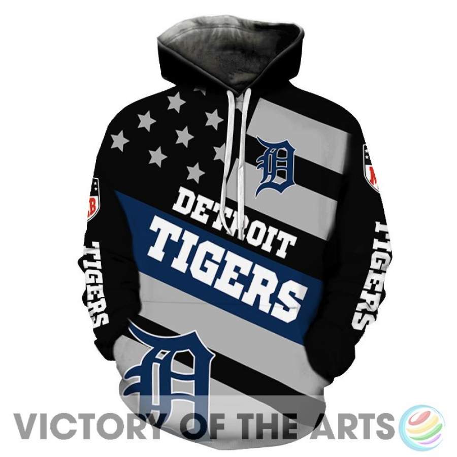 Proud Of American Stars Detroit Tigers Hoodie