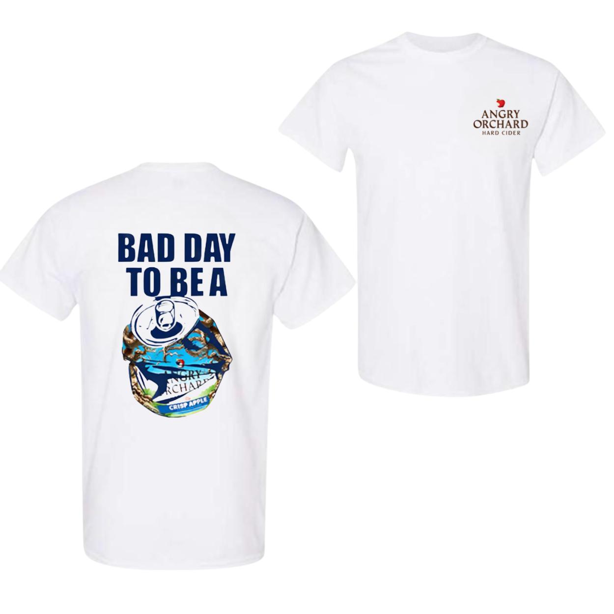 Bad Day to Be a Angry Orchard Hard Cider Shirt, Bad Day to Be a Crisp Can Graphic Tee, Funny & Bold Tee for Cider Lovers, Graphic Tee for Men
