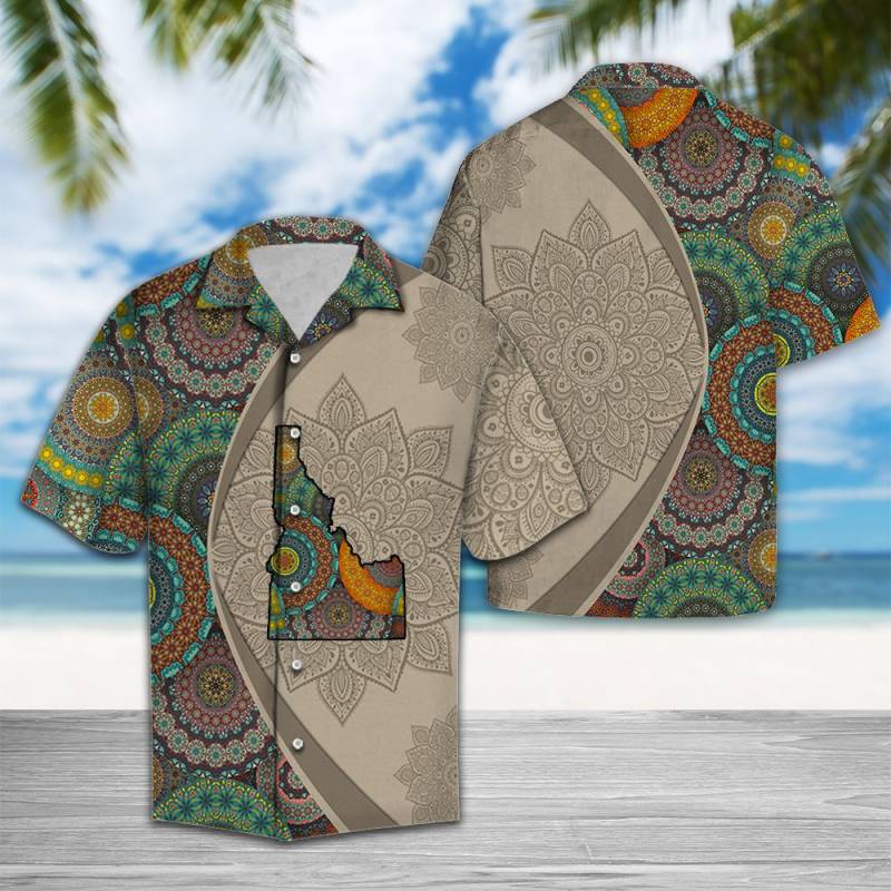 Idaho Mandala Hawaiian Shirt Ha81497