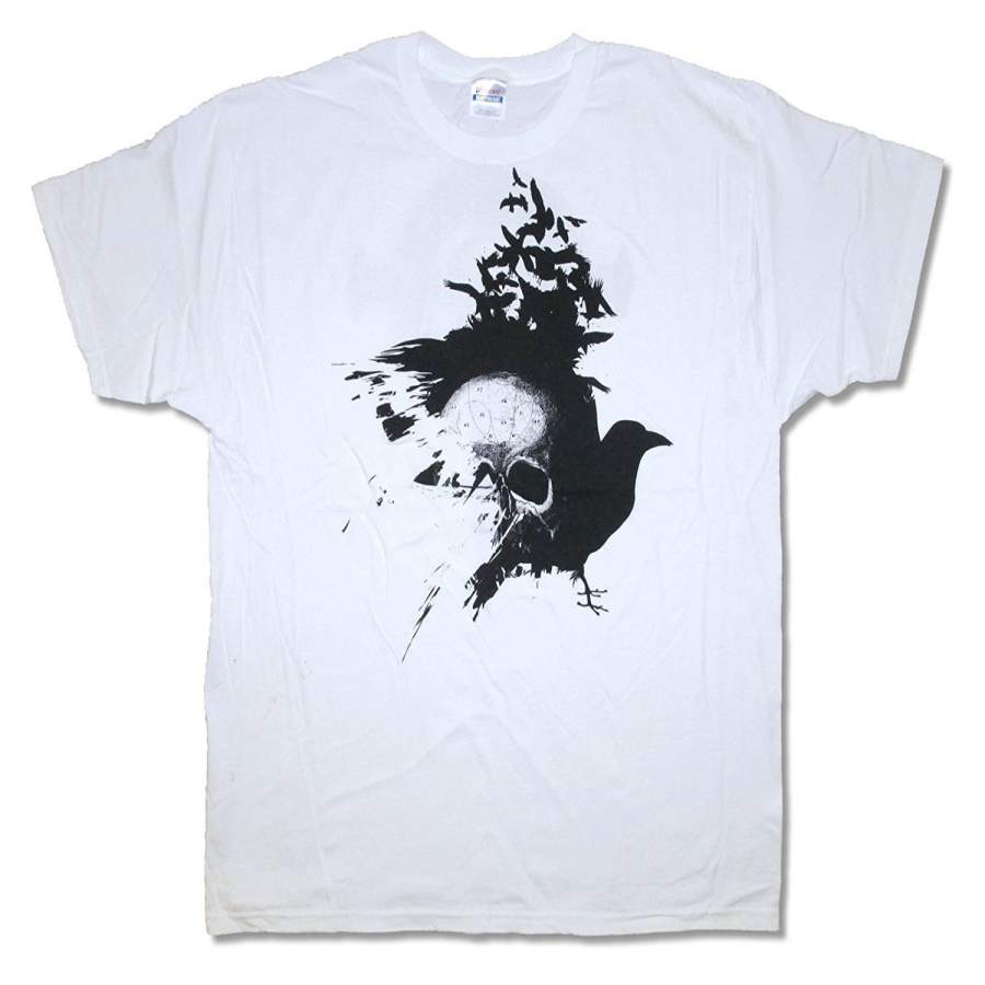 Black Label Society Birds Order of the Black Skull White T-shirt