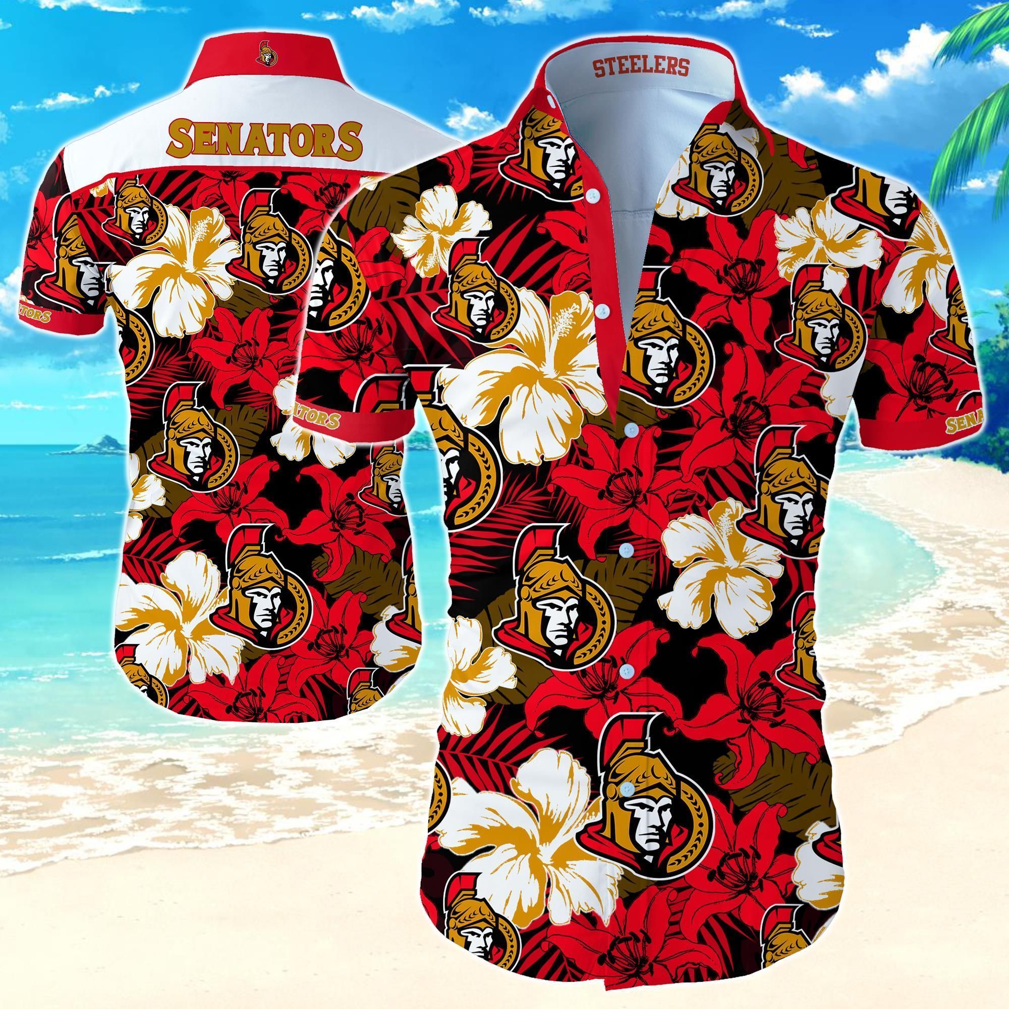 Beach Shirt Ottawa Senators Hawaiian Shirt